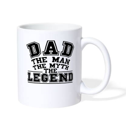 Dad the Legend - Coffee/Tea Mug - white