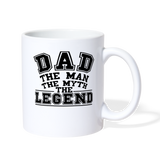 Dad the Legend - Coffee/Tea Mug - white