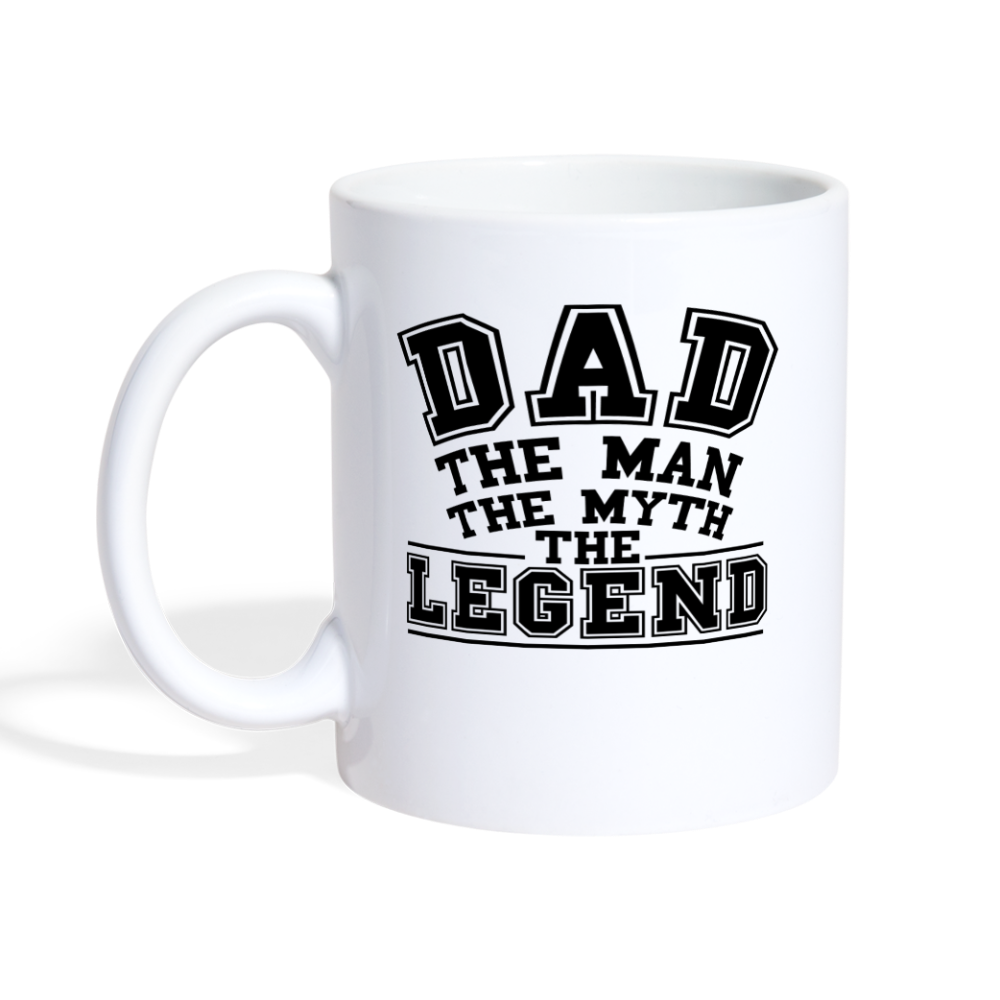 Dad the Legend - Coffee/Tea Mug - white