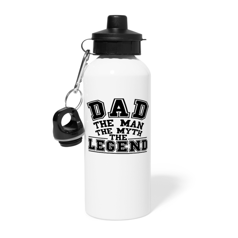 Dad the Legend - Water Bottle - white