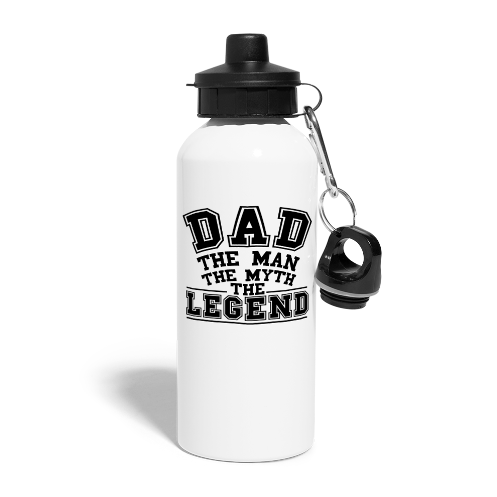 Dad the Legend - Water Bottle - white