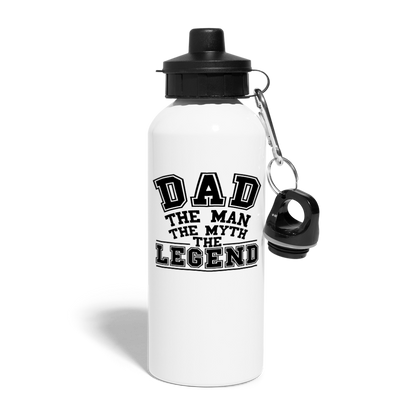 Dad the Legend - Water Bottle - white