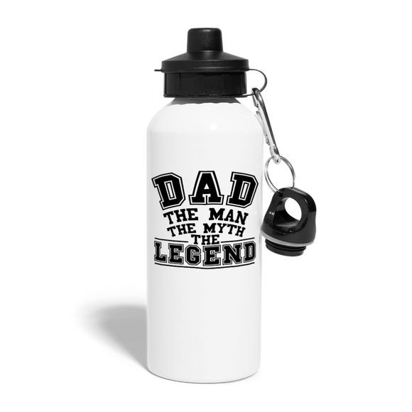 Dad the Legend - Water Bottle - white