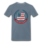 Your Vote Counts - Men's Premium T-Shirt - steel blue