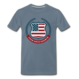 Your Vote Counts - Men's Premium T-Shirt - steel blue