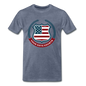 Your Vote Counts - Men's Premium T-Shirt - heather blue