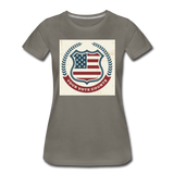 Vintage Your Vote Counts - Women’s Premium T-Shirt - asphalt gray