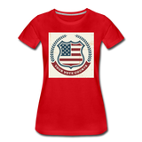 Vintage Your Vote Counts - Women’s Premium T-Shirt - red