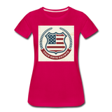 Vintage Your Vote Counts - Women’s Premium T-Shirt - dark pink