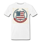 Vintage Your Vote Counts - Men's Premium T-Shirt - white