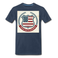 Vintage Your Vote Counts - Men's Premium T-Shirt - navy