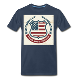 Vintage Your Vote Counts - Men's Premium T-Shirt - navy