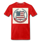 Vintage Your Vote Counts - Men's Premium T-Shirt - red