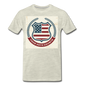 Vintage Your Vote Counts - Men's Premium T-Shirt - heather oatmeal