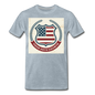 Vintage Your Vote Counts - Men's Premium T-Shirt - heather ice blue