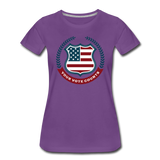 Your Vote Counts - Women’s Premium T-Shirt - purple