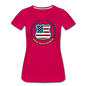 Your Vote Counts - Women’s Premium T-Shirt - dark pink