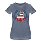 Your Vote Counts - Women’s Premium T-Shirt - heather blue