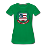 Your Vote Counts - Women’s Premium T-Shirt - kelly green