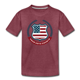 Your Vote Counts - Kids' Premium T-Shirt - heather burgundy