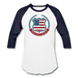 Your Vote Counts - Baseball T-Shirt - white/navy