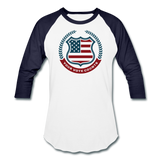 Your Vote Counts - Baseball T-Shirt - white/navy