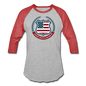 Your Vote Counts - Baseball T-Shirt - heather gray/red