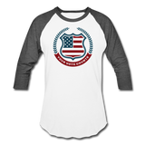 Your Vote Counts - Baseball T-Shirt - white/charcoal