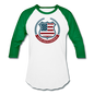 Your Vote Counts - Baseball T-Shirt - white/kelly green