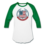 Your Vote Counts - Baseball T-Shirt - white/kelly green