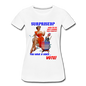 Pinup Voting "Surprised" - Women’s Premium T-Shirt - white