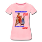 Pinup Voting "Surprised" - Women’s Premium T-Shirt - pink