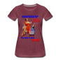 Pinup Voting "Surprised" - Women’s Premium T-Shirt - heather burgundy