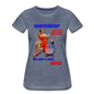 Pinup Voting "Surprised" - Women’s Premium T-Shirt - heather blue