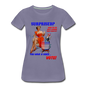 Pinup Voting "Surprised" - Women’s Premium T-Shirt - washed violet