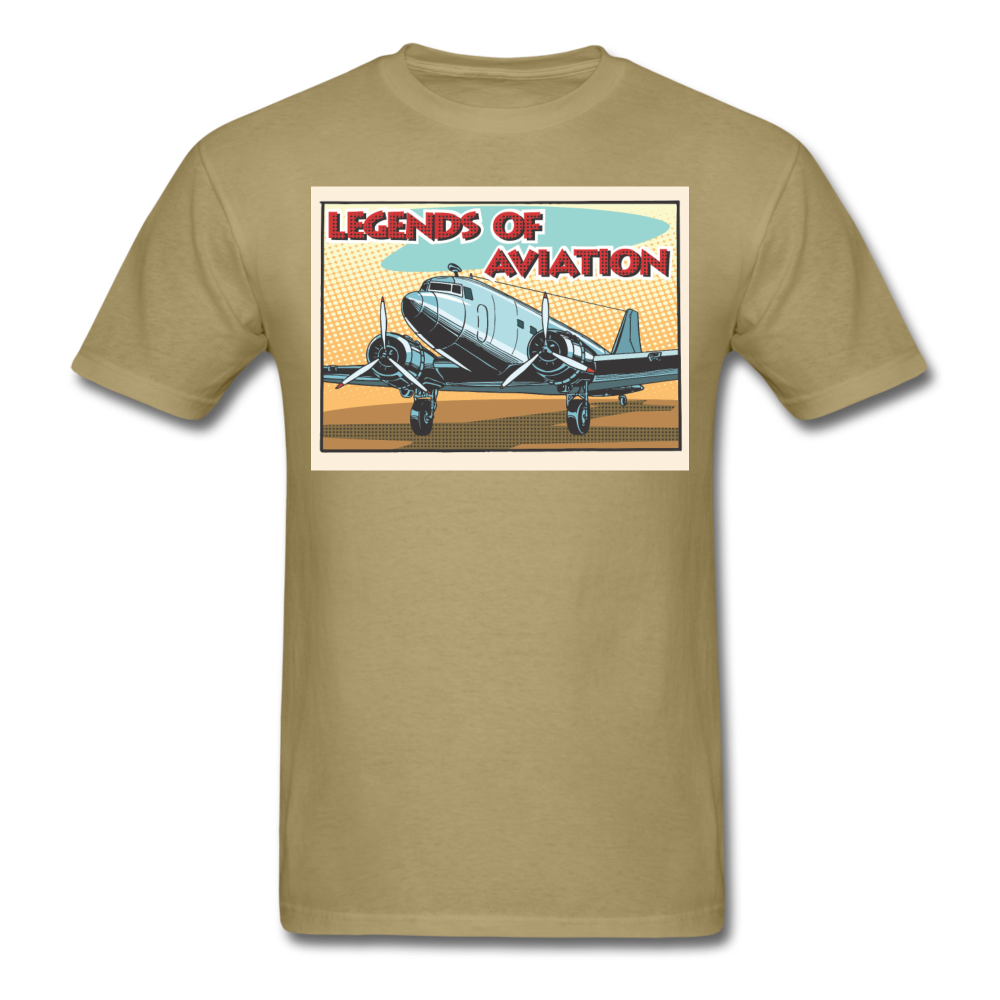 Legends Of Aviation - Men's T-Shirt - khaki