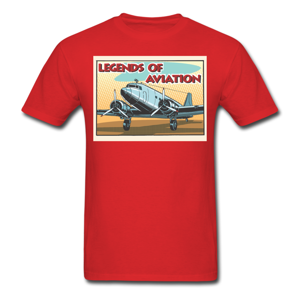 Legends Of Aviation - Men's T-Shirt - red