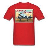 Legends Of Aviation - Men's T-Shirt - red