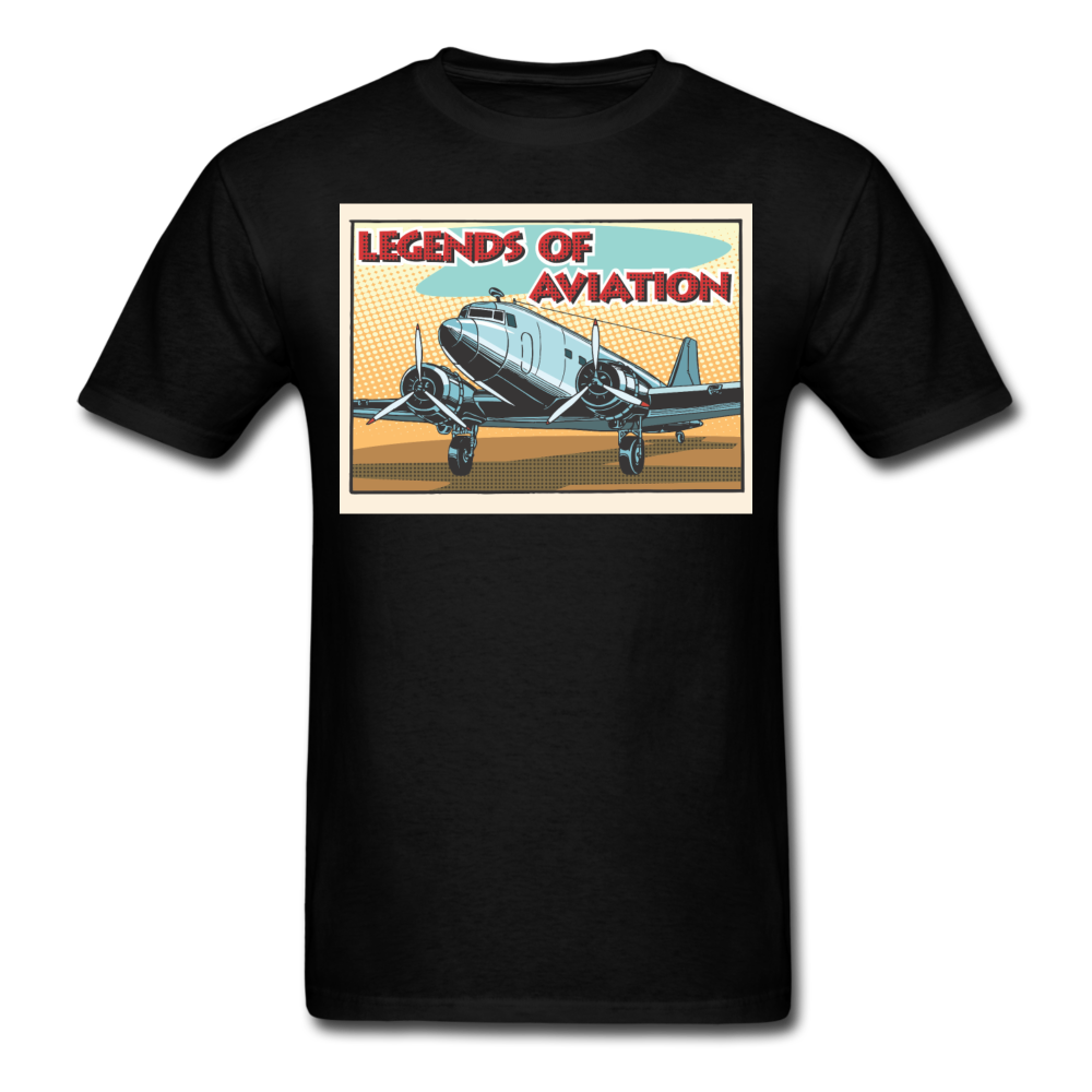 Legends Of Aviation - Men's T-Shirt - black