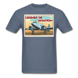 Legends Of Aviation - Men's T-Shirt - denim