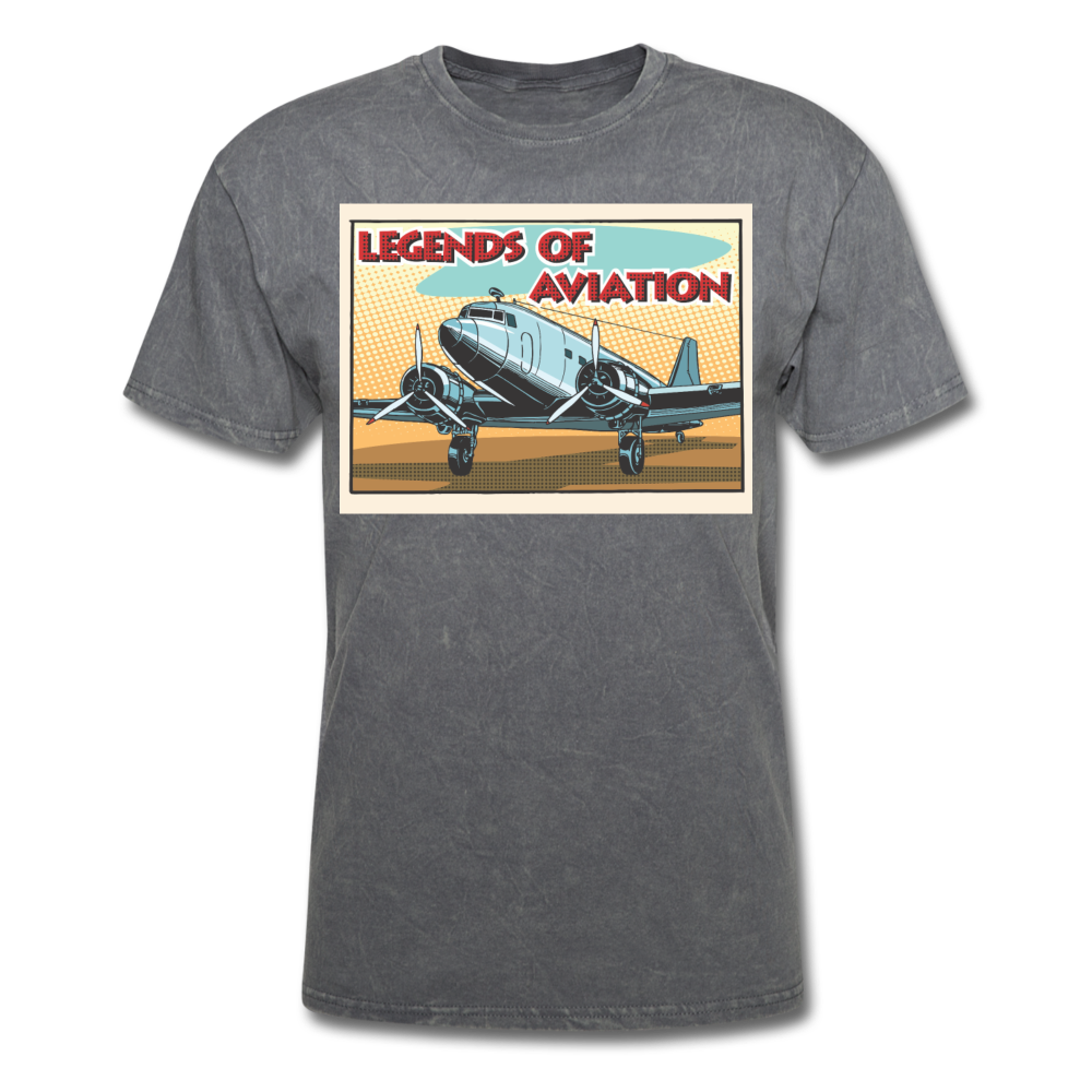 Legends Of Aviation - Men's T-Shirt - mineral charcoal gray