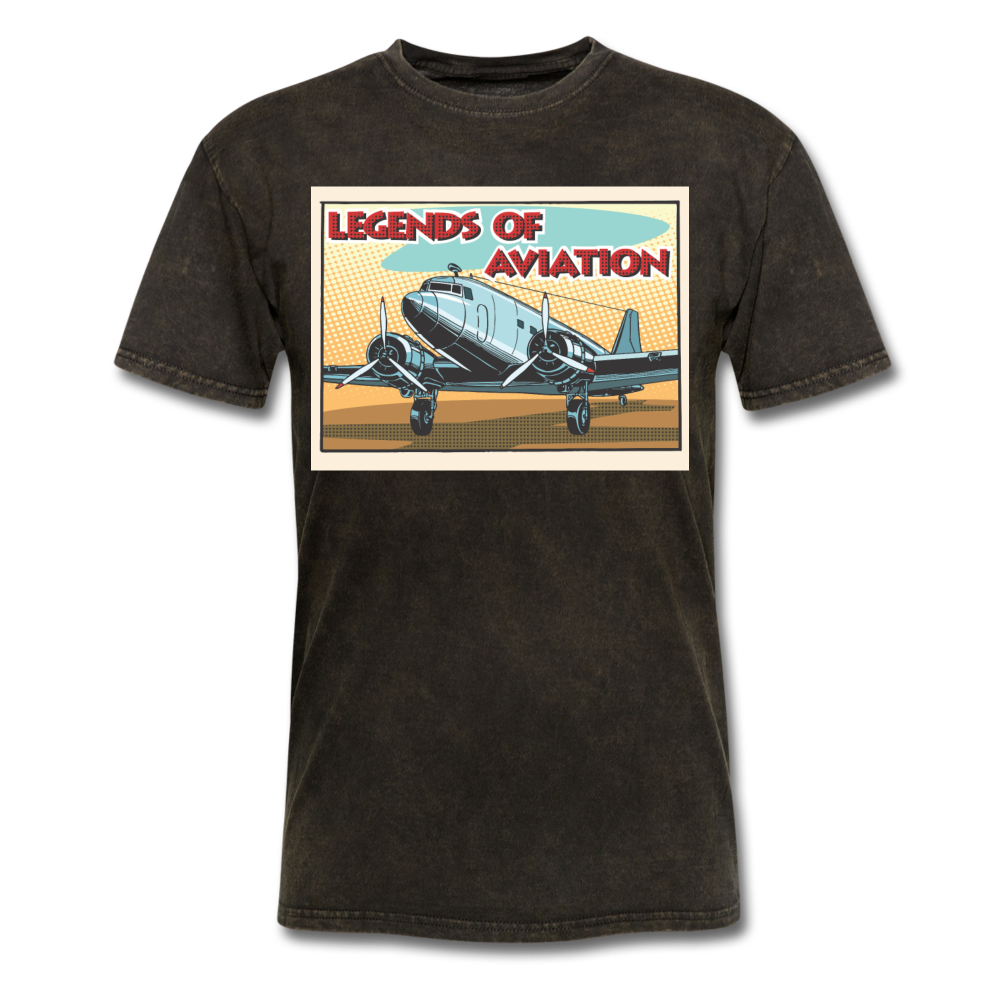 Legends Of Aviation - Men's T-Shirt - mineral black