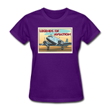 Legends Of Aviation - Women's T-Shirt - purple