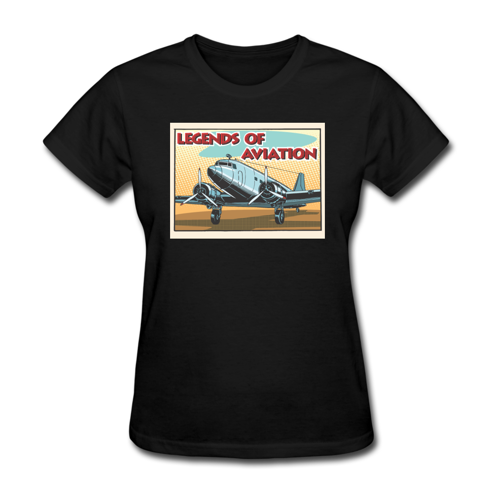 Legends Of Aviation - Women's T-Shirt - black