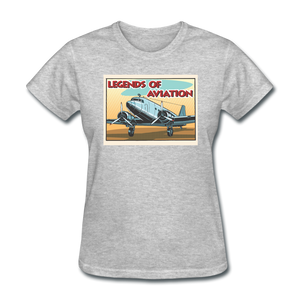 Legends Of Aviation - Women's T-Shirt - heather gray