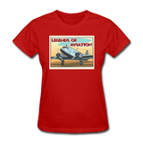 Legends Of Aviation - Women's T-Shirt - red