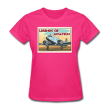 Legends Of Aviation - Women's T-Shirt - fuchsia