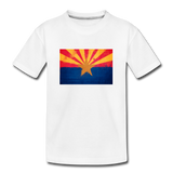 Arizona Grunge Flag - Kids' Premium T-Shirt - white