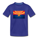 Arizona Grunge Flag - Kids' Premium T-Shirt - royal blue