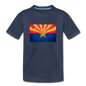 Arizona Grunge Flag - Kids' Premium T-Shirt - navy